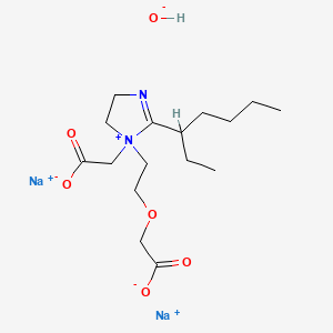 Disodium 1-(2-(carboxymethoxy)ethyl)-1-(carboxymethyl)-2-(1-ethylpentyl)-4,5-dihydro-1H-imidazolium hydroxide