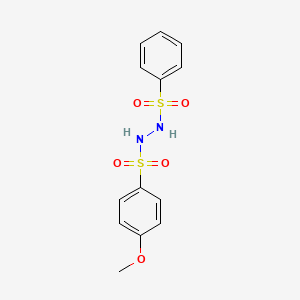 4-Methoxy-2-(phenylsulfonyl)benzenesulfonic acid hydrazide