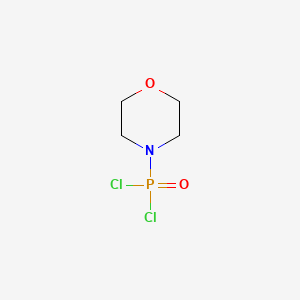 molecular formula C4H8Cl2NO2P B12726965 Morpholinophosphonic dichloride CAS No. 1498-57-3