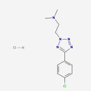 2H-Tetrazole-2-ethanamine, 5-(4-chlorophenyl)-N,N-dimethyl-, monohydrochloride