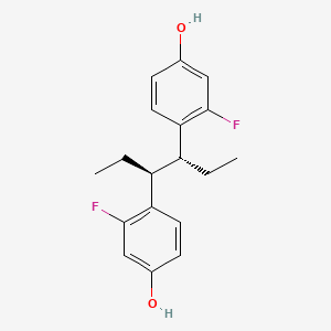 Phenol, 4,4'-(1,2-diethylethylene)bis(3-fluoro-