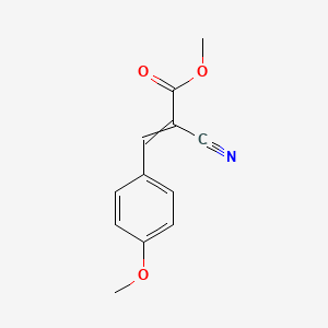 molecular formula C12H11NO3 B1272714 Methyl 2-cyano-3-(4-methoxyphenyl)prop-2-enoate 