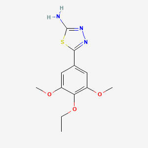 1,3,4-Thiadiazol-2-amine, 5-(4-ethoxy-3,5-dimethoxyphenyl)-