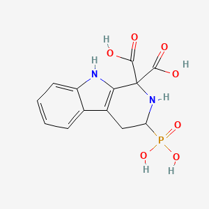 1H-Pyrido(3,4-b)indole-1,1-dicarboxylic acid, 2,3,4,9-tetrahydro-3-phosphono-