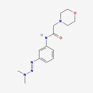 N-(3-(3,3-Dimethyl-1-triazenyl)phenyl)-4-morpholineacetamide