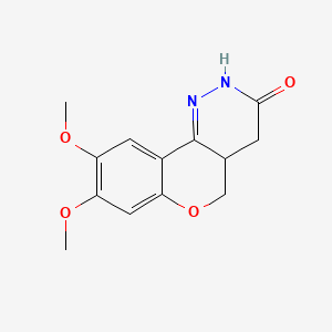 4a,5-Dihydro-8,9-dimethoxy-2H-(1)benzopyrano(4,3-c)pyridazin-3(4H)-one