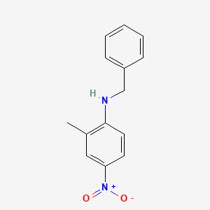 molecular formula C14H14N2O2 B1272728 N-苄基-2-甲基-4-硝基苯胺 CAS No. 201157-13-3