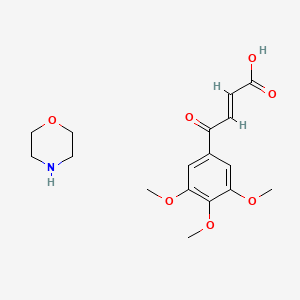 (E)-4-(3,4,5-Trimethoxyphenyl)-4-oxo-2-butenoic acid morpholine salt