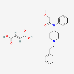 N-(1-(2-Phenylethyl)-4-piperidinyl)-2-(methoxy)acetanilide maleate