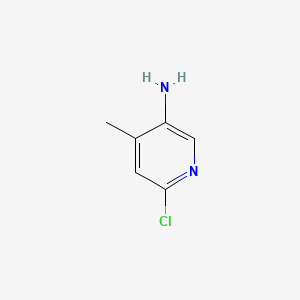 molecular formula C6H7ClN2 B1272740 6-氯-4-甲基吡啶-3-胺 CAS No. 66909-38-4