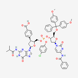 molecular formula C64H60ClN8O15P B12727404 Einecs 274-078-1 CAS No. 69679-22-7