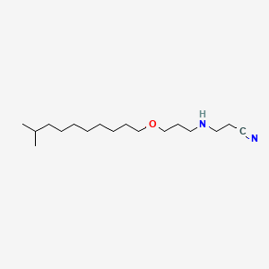 Propanenitrile, 3-((3-(isodecyloxy)propyl)amino)-