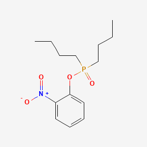 Phosphinic acid, dibutyl-, o-nitrophenyl ester