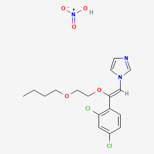 1-(2-(2-Butoxyethoxy)-2-(2,4-dichlorophenyl)ethenyl)-1H-imidazole nitrate