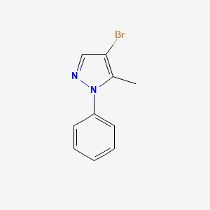 B1272756 4-Bromo-5-methyl-1-phenyl-1H-pyrazole CAS No. 50877-44-6