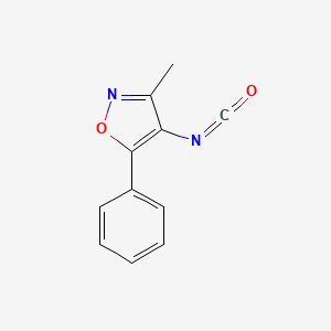 molecular formula C11H8N2O2 B1272761 4-Isocyanato-3-Methyl-5-Phenylisoxazole CAS No. 352018-89-4