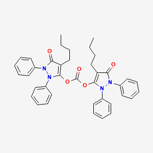 Bis(4-butyl-1,2-dihydro-3-oxo-1,2-diphenyl-3H-pyrazol-5-yl) carbonate