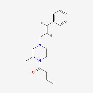 molecular formula C18H26N2O B12727647 Bucinnazine, 2-methyl CAS No. 98608-61-8