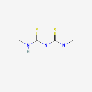 molecular formula C6H13N3S2 B12727650 Tetramethyldithiobiuret CAS No. 32486-31-0