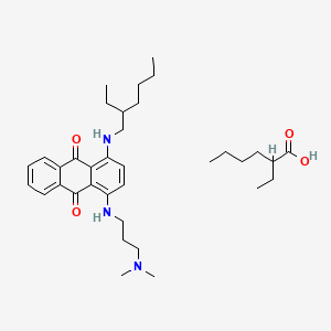 molecular formula C35H53N3O4 B12727684 Einecs 302-168-3 CAS No. 94094-67-4