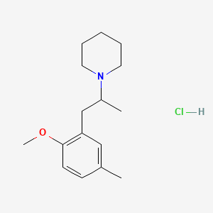 1-(2-Methoxy-alpha,5-dimethylphenethyl)piperidine hydrochloride