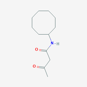 molecular formula C12H21NO2 B1272787 N-cyclooctyl-3-oxobutanamide CAS No. 58102-36-6