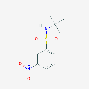 molecular formula C10H14N2O4S B1272790 N-叔丁基-3-硝基苯磺酰胺 CAS No. 424818-25-7