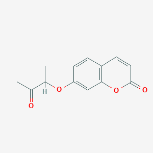 B1272795 7-(1-Methyl-2-oxopropoxy)-2H-chromen-2-one CAS No. 156006-08-5