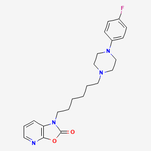 Oxazolo(5,4-b)pyridin-2(1H)-one, 1-(6-(4-(4-fluorophenyl)-1-piperazinyl)hexyl)-