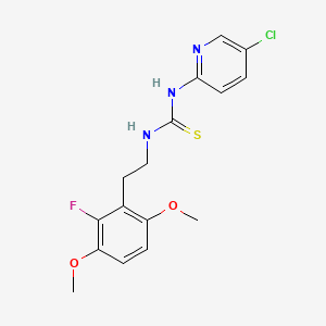 Thiourea, N-(5-chloro-2-pyridinyl)-N'-(2-(2-fluoro-3,6-dimethoxyphenyl)ethyl)-