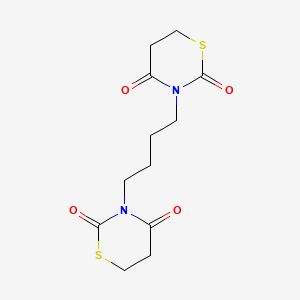 2H-1,3-Thiazine-2,4(3H)-dione, 3,3'-(1,4-butanediyl)bis(dihydro-