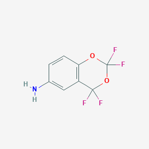 molecular formula C8H5F4NO2 B1272807 2,2,4,4-四氟-6-氨基-1,3-苯并二氧杂烯 CAS No. 25854-59-5