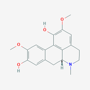 molecular formula C19H21NO4 B12728107 (-)-Isoboldine CAS No. 104597-61-7