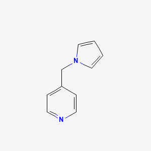 molecular formula C10H10N2 B1272812 4-(1H-吡咯-1-基甲基)吡啶 CAS No. 87451-35-2