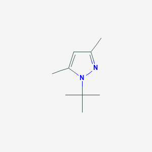 molecular formula C9H16N2 B1272814 1-叔丁基-3,5-二甲基-1H-吡唑 CAS No. 647824-46-2