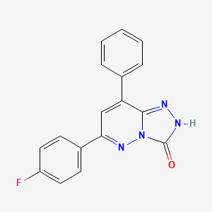 1,2,4-Triazolo(4,3-b)pyridazin-3(2H)-one, 6-(4-fluorophenyl)-