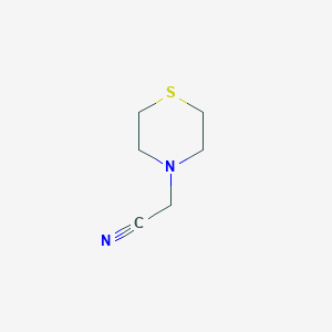 molecular formula C6H10N2S B1272816 2-(1,4-噻喃-4-基)乙腈 CAS No. 53515-34-7