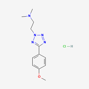 2H-Tetrazole-2-ethanamine, N,N-dimethyl-5-(4-methoxyphenyl)-, monohydrochloride