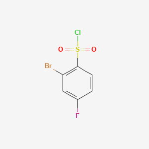 molecular formula C6H3BrClFO2S B1272830 2-溴-4-氟苯磺酰氯 CAS No. 351003-45-7