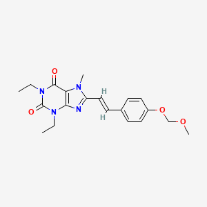 (E)-1,3-Diethyl-8-(4-methoxymethoxystyryl)-7-methylxanthine