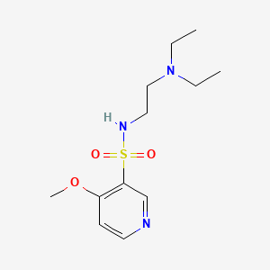 3-Pyridinesulfonamide, N-(2-(diethylamino)ethyl)-4-methoxy-