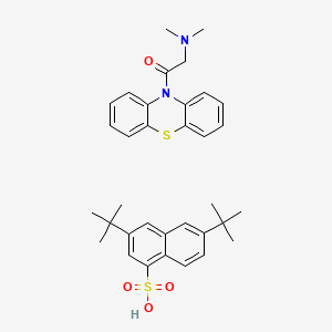 molecular formula C34H40N2O4S2 B12728416 Einecs 306-853-8 CAS No. 97434-76-9