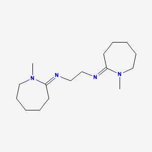 N,N'-Bis(hexahydro-1-methyl-2H-azepin-2-ylidene)-1,2-ethanediamine