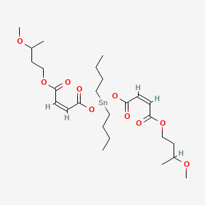 3-Methoxybutyl (Z,Z)-12,12-dibutyl-3-methyl-7,10,14-trioxo-2,6,11,13-tetraoxa-12-stannaheptadeca-8,15-dien-17-oate