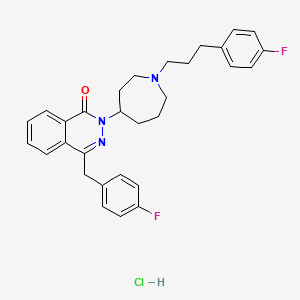 1(2H)-Phthalazinone, 4-((4-fluorophenyl)methyl)-2-(1-(3-(4-fluorophenyl)propyl)hexahydro-1H-azepin-4-yl)-, monohydrochloride