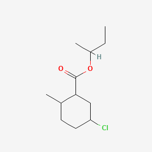 sec-Butyl 5-chloro-2-methylcyclohexanecarboxylate