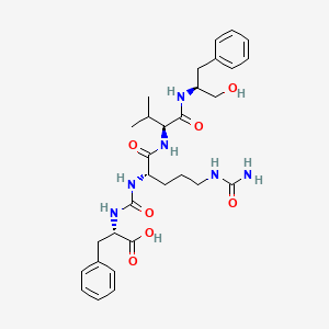 Valinamide, N5-(aminocarbonyl)-N2-(((1-carboxy-2-phenylethyl)amino)carbonyl)ornithyl-N-(1-(hydroxymethyl)-2-phenylethyl)-