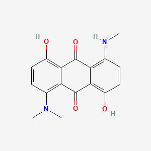 9,10-Anthracenedione, 1-(dimethylamino)-4,8-dihydroxy-5-(methylamino)-