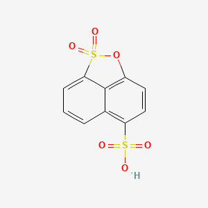 3,3-dioxo-2-oxa-3λ6-thiatricyclo[6.3.1.04,12]dodeca-1(12),4,6,8,10-pentaene-9-sulfonic acid