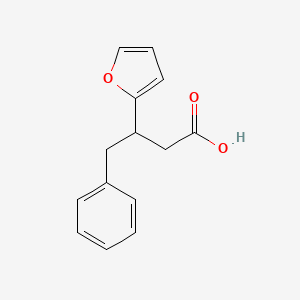 B1272856 3-(Furan-2-yl)-4-phenylbutanoic acid CAS No. 92190-42-6
